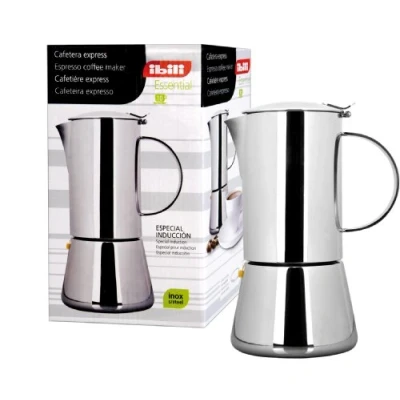 Afbeelding van IBILI Percolator, Essential, 10 kopjes, 500 ml, roestvrij staal, geschikt voor inductie