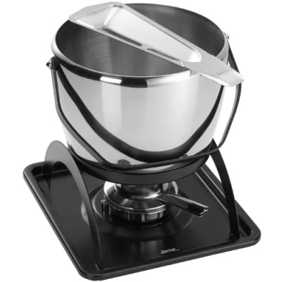 Afbeelding van Spring geflambeerde bowl set, roestvrij staal, 24,5 x 27,5 26 cm
