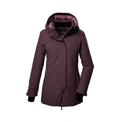 Afbeelding van killtec Dames functionele parka/parka met capuchon KOW 93 WMN PKR, pruim, 48, 41817 000