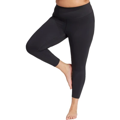 Afbeelding van adidas Performance ALL ME 7/8 PLUS SIZE Legging, Dames, Maat: 58 60, Black