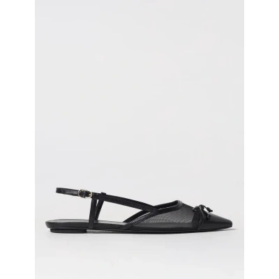 Afbeelding van Mesh Slingback Flats Pointed Toe Wo Black Ballet