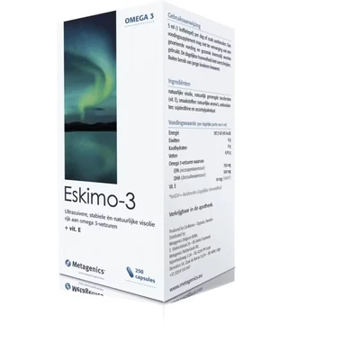 Afbeelding van Metagenics Eskimo 3 Capsules 250CP