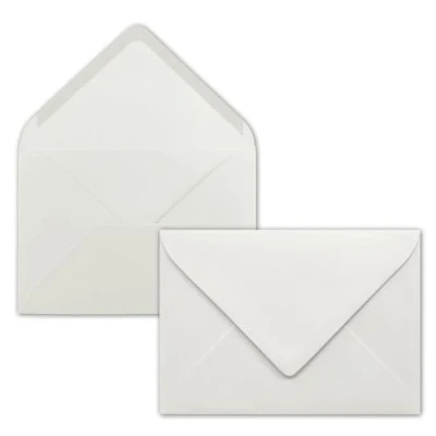 Afbeelding van FarbenFroh enveloppen in lichtgrijs, 25 stuks, DIN C5 22,0 x 15,4 cm, natte plakrand zonder venster, Kerstmis, wenskaarten