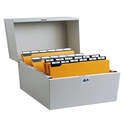 Afbeelding van Exacompta Metalib archiefdoos classificatie van 500 vellen in de breedte 125x200 tot 148x210 mm