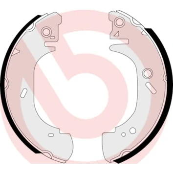 Afbeelding van Brembo Remschoen set S 24 527