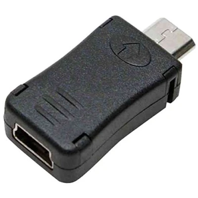 Afbeelding van LogiLink AU0010 tussenstuk voor kabels Micro USB Mini Zwart
