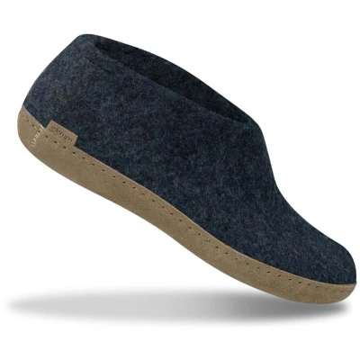 Afbeelding van Glerups Schoen met leren zool Blauw 42