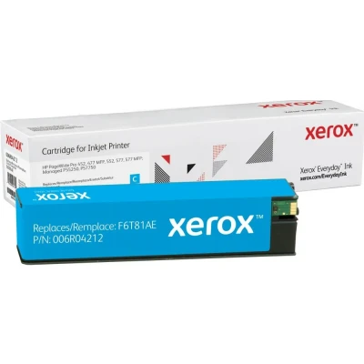 Afbeelding van Xerox Inktcartridge vervangt HP F6T81AE Compatibel Cyaan Everyday 006R04212