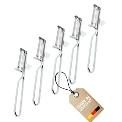 Afbeelding van Famos 10612270 Dunschiller, pendelschiller, universeel, met geslepen uitsteker, professionele grootverpakking, 5 stuks