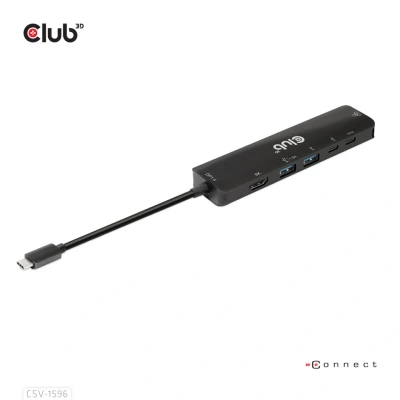Afbeelding van Club 3D USB Gen1 Type C 6 in 1 Hub