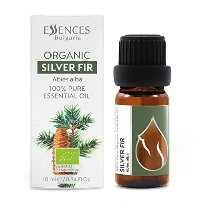 Afbeelding van Essences Bulgaria Biologische Zilverspar Essentiële Olie 10ml Abies alba 100% Puur en Natuurlijk Onverdund Therapeutische kwaliteit Familiebedrijf Met stoom gedestilleerd Niet GMO