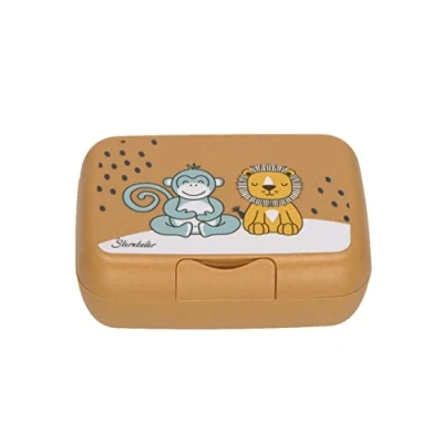 Afbeelding van Sterntaler kinderlunchbox aap Albert en leeuw Lio
