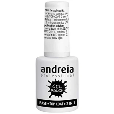 Afbeelding van Nagellak Andreia Gel Polish Base Top Coat 2 in 1 (10,5 ml)