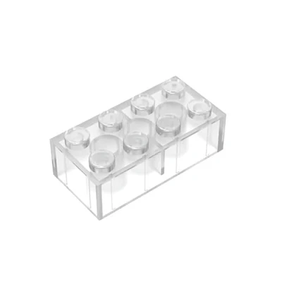Afbeelding van Klassieke baksteen, 2 x 4, 300 stuks bouwstenen met volledige transparantie, compatibel 3001 delen, creatief spel, de belangrijkste merken