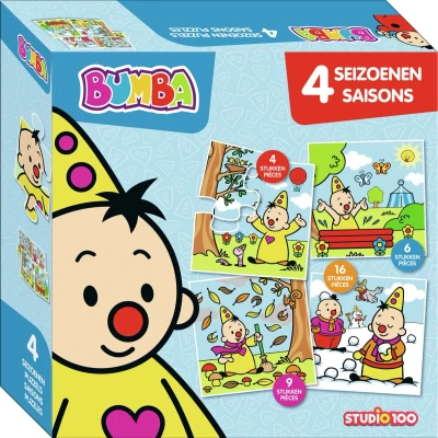 Afbeelding van Studio 100 Puzzel Seizoenen, 4in1