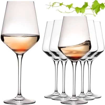 Afbeelding van Imperial Witte wijnglazen 450 ml &#039;Athen&#039; set 6 delig Riesling glas van Crystalline vaatwasmachinebestendig