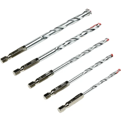 Afbeelding van Hofftech Boorset Steen Bitmodel Ø 4, 5, 6, 8 en 10 mm