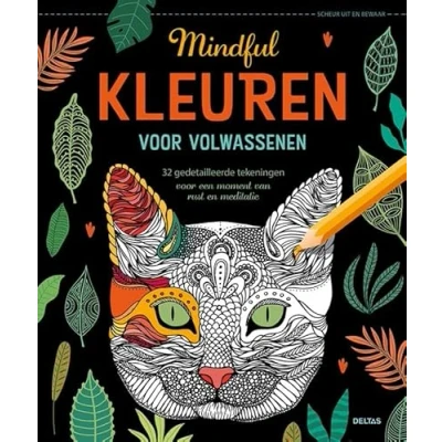 Afbeelding van Kleurboek Deltas Mindful kleuren voor volwassenen