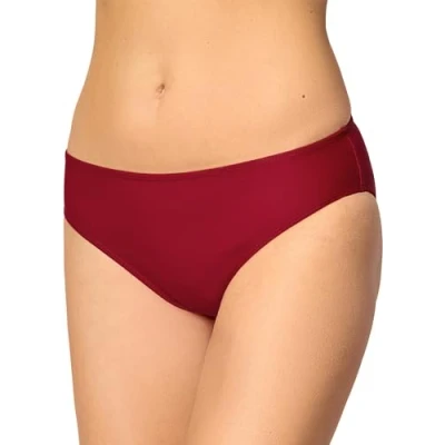 Afbeelding van Merry Style Dames Zwembroek Bikinibroekje Elastische tailleband Polyamide &amp; Elastaan Wijn rood (4222) 44 MS VR Brief 1