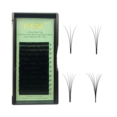 Afbeelding van EMEDA Wimper Extensions Easy Fan Russische wimpers D Curl .07 8 15 gemengde premade volumewimpers Zelfuitwaaierende 2D 3D 6D 8D 10D 20D Fanning Lash voor salonmake up (mix van 0,07 D)