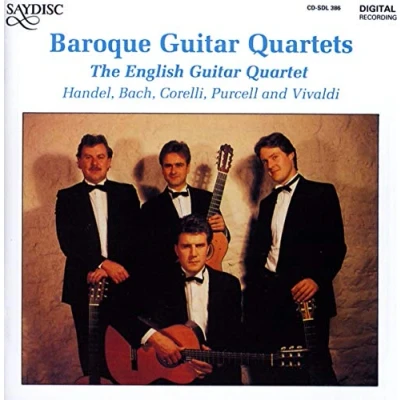 Afbeelding van The English Guitar Quartet Baroque Quartets (CD)