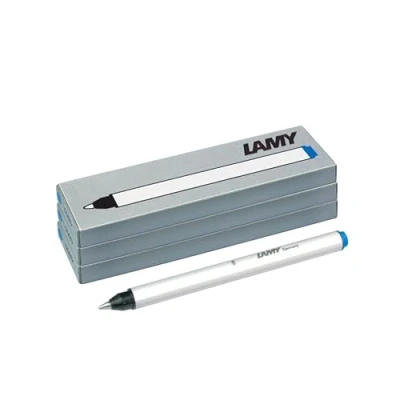 Afbeelding van Lamy T11 Rollercartridge set van 3 met grote inktvoorraad en schrijfpunt roestvrij staal in de kleur blauw (uitwisbaar) voor patronenroller model 311 balloon 9 vullingen