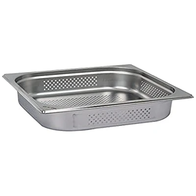 Afbeelding van Saro BUDGET LINE GN bak 2/3 geperforeerd Diepte 65 mm, 32,5(B)x35,4(D)x6,5(H)cm