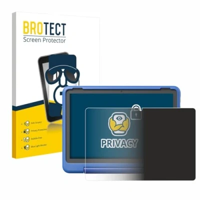 Afbeelding van BROTECT privacy screenprotector voor Amazon Fire HD 10 Kids Pro 2023 Folie Beschermfolie Blauwlichtfilter