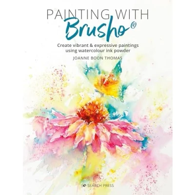 Afbeelding van Painting with Brusho: Create Vibrant &amp; Expressive Paintings Using Watercolour Ink Powder