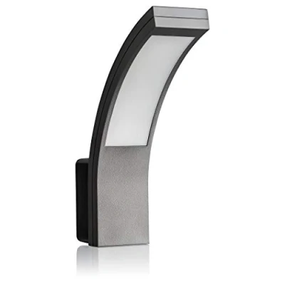 Afbeelding van SEBSON LED Buitenlamp, Wandlamp Antraciet IP54 15W 1100lm Koud Wit 5800K, Buitenverlichting 230V 250x176x65mm