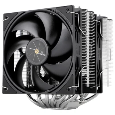 Afbeelding van Thermalright Peerless Assassin 120 SE V3 CPU koeler, 6 heatpipes AGHP technologie, twee mm PWM ventilatoren, 2000 omw/min snelheid, forAM5/Intel LGA 1700/1851/115X/1200, pc koeler