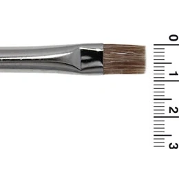 Afbeelding van Grimas Schminkpenseel Plat Runderhaar R8