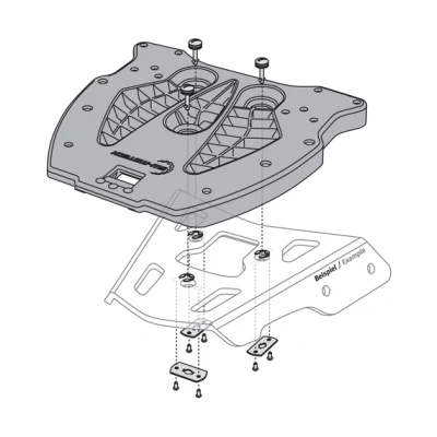 Afbeelding van SW Motech Adapterplaat Quick Lock Universeel