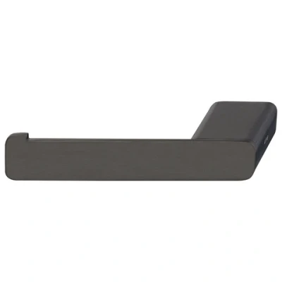 Afbeelding van Geesa shift toiletrolhouder zonder klep geborsteld zwart metaal links 919909 09 l