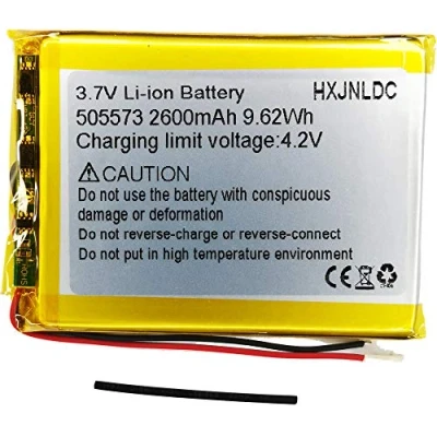Afbeelding van DC 3.7V 2600mah 505573 li Ion Lithium Polymer Batterij Vervanging voor DIY Tabletten 3.7 5V Elektronisch Product, Mobiele Energieopslag Voeding