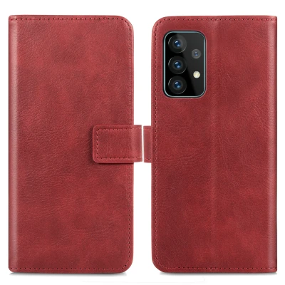 Afbeelding van Samsung Galaxy A52 (4G) Hoesje Kunstleder iMoshion Bookcase Rood Telefoonhoesje