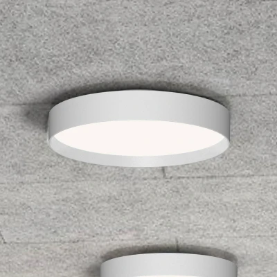 Afbeelding van LOOM DESIGN LED plafondlamp Lucia, wit, Ø 45 cm aluminium
