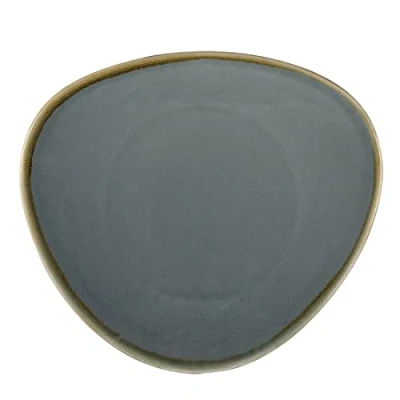 Afbeelding van Olympia Kiln driehoekige borden blauw 28cm (4 stuks)