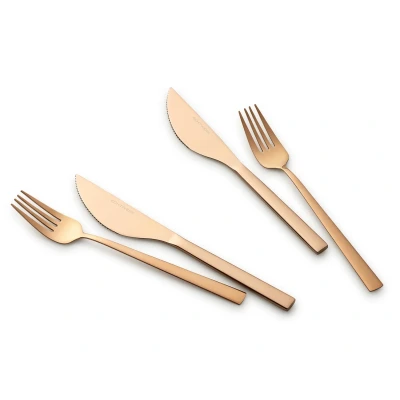 Afbeelding van ECHTWERK pizzabestek set &quot;Bari&quot; (4 delig, Brons)