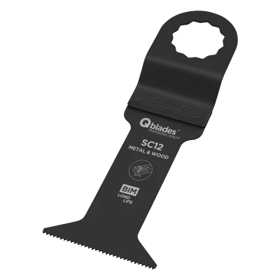 Afbeelding van Qblades SC12 44x78mm multitool Bi metalen zaagblad Hout en Metaal (SuperCut)