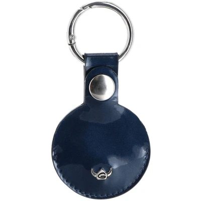 Afbeelding van Golden Head Leren Sleutelhanger Carrara RFID Protect Keyholder for Bluetooth Tracker Blue Donkerblauw