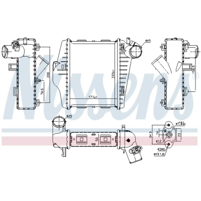 Afbeelding van Nissens Interkoeler 96177