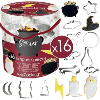 Afbeelding van Scrapcooking Cookie Cutter Wizard Set/16