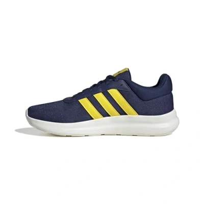 Afbeelding van adidas Heren Lite Racer 4.0 Schoenen, Donkerblauw/Geel/Core Wit, 30 UK, Donkerblauw Geel Kern 12 UK