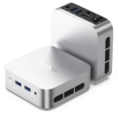 Afbeelding van ACEMAGICIAN V1 mini pc, Twin Lake N N150, 16 GB DDR4, 512 SSD, desktopcomputer, dual display, 4K UHD, WiFi 5, BT4.2 voor kantoor en werk