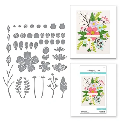 Afbeelding van Spellbinders Be Bold Blooms, Brons