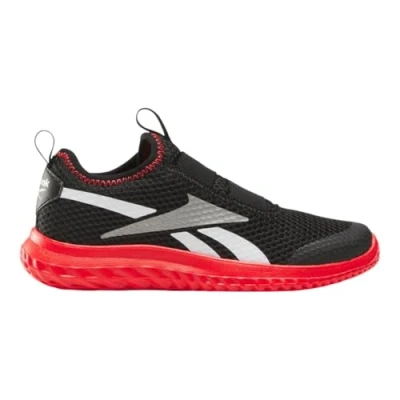 Afbeelding van Reebok RUSH Hardloopschoenen voor op de weg kinderen, Maat: 39, Black energyred white Kunststof/ textiel