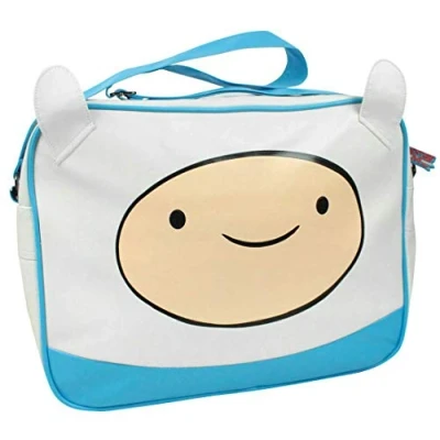 Afbeelding van Adventure Time Messenger Bag Character White Shoulder Crossbody tas Een maat