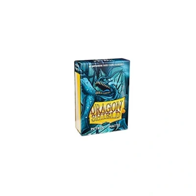 Afbeelding van Dragon Shield Card Sleeves: Japanese Matte Petrol (59x86mm) 60 stuks