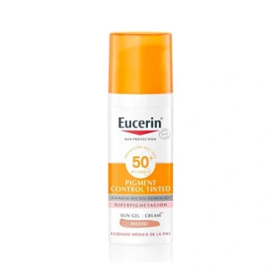 Afbeelding van Eucerin Sun Pigment Control Tinted Gel Cream SPF 50+ Medium